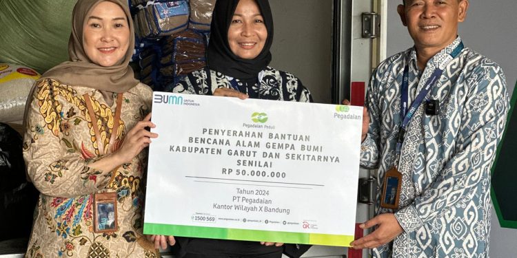 Pegadaian Salurkan Bantuan Bagi Korban Gempa Bumi Kabupaten Garut